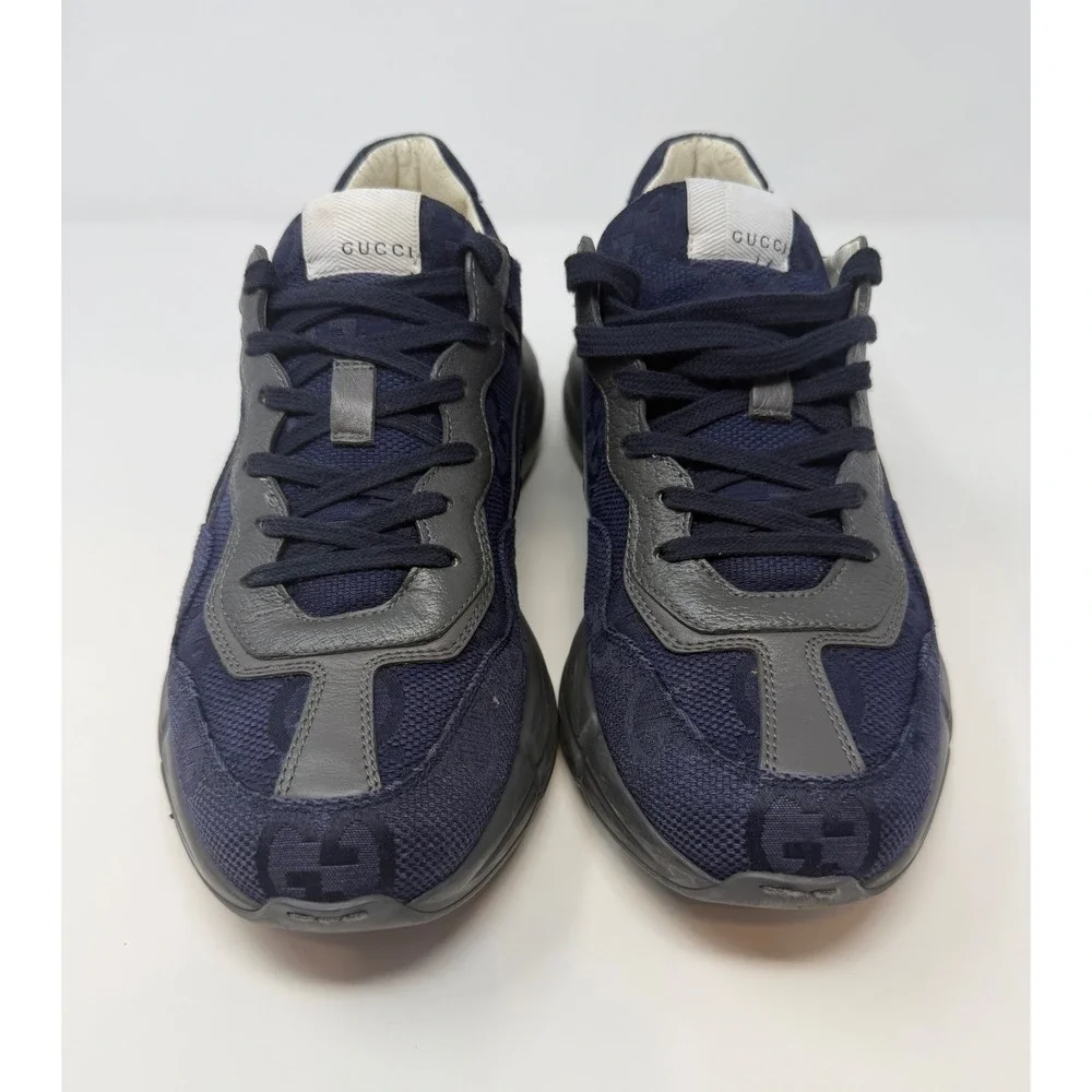 Gucci Rhyton Blue Maxi GG Supreme Sneaker Size 11 US 10 Gucci